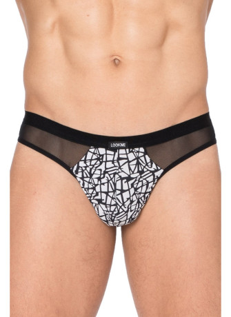 String imprimé noir et blanc New Look - LM2299-02BWH